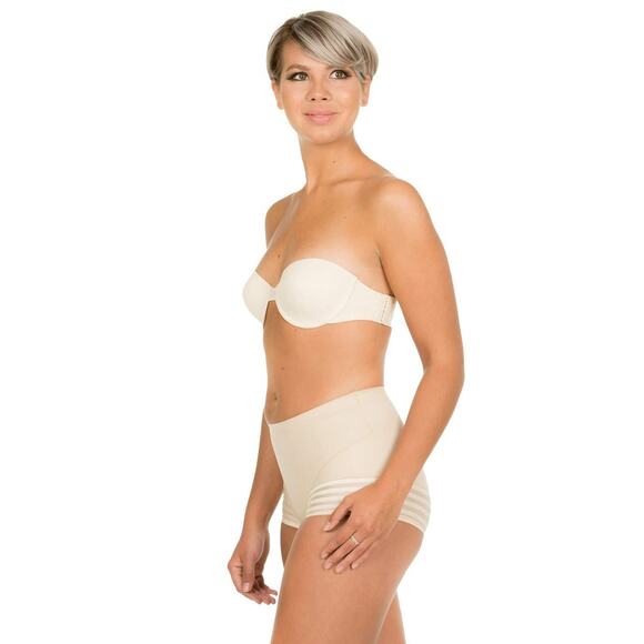 Magic BodyFashion Tummy Squeezer Hi Hipster Beige Size L - Picture 1 of 4